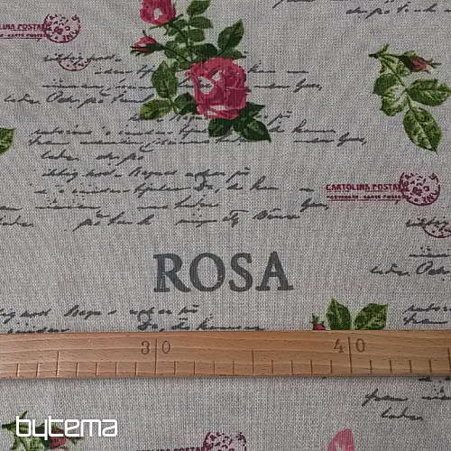 Dekorativna tkanina CLOE ROSA 280 cm