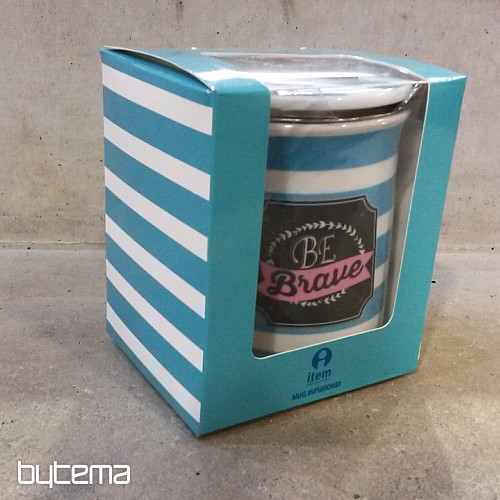 Šalica s poklopcem i cjedilom SUMMER RIDE 280ml