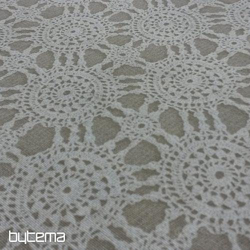 Dekorativna tkanina LACE bež