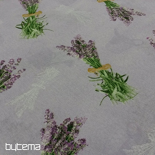Dekorativna tkanina LAVANDA buket LILAC