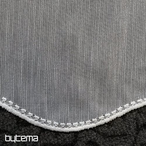 Moderna vezena zavjesa 11497 bijela