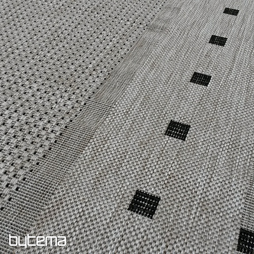 Kopča tepih FLOORLUX 20329/04 srebrno-crna