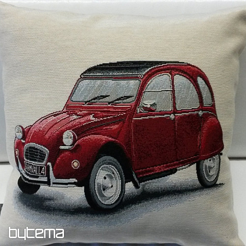 Tapiserijska jastučnica Citroën 2CV crvena