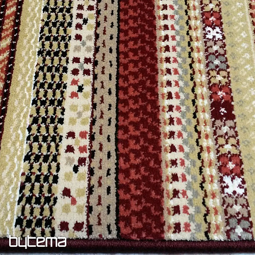 Moderni ekskluzivni tepih ETNO NOBLES red stripe