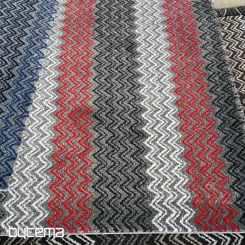 Moderan tepih ZIG ZAG crveni