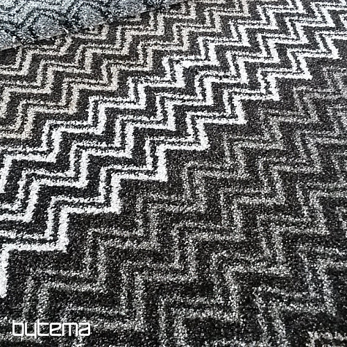 Moderan tepih ZIG ZAG braon