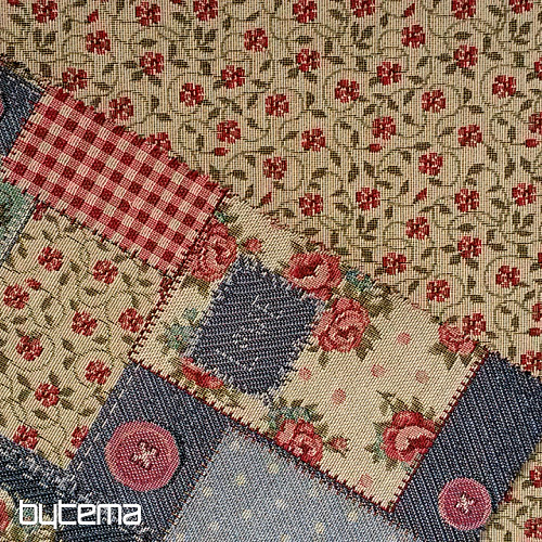 VINTAGE PATCHWORK tkanina za tapiserije