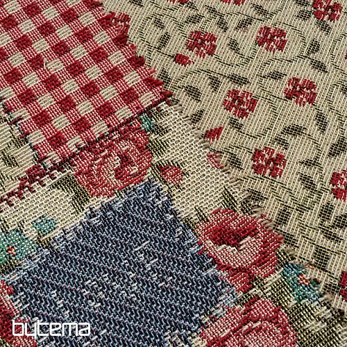 VINTAGE PATCHWORK tkanina za tapiserije