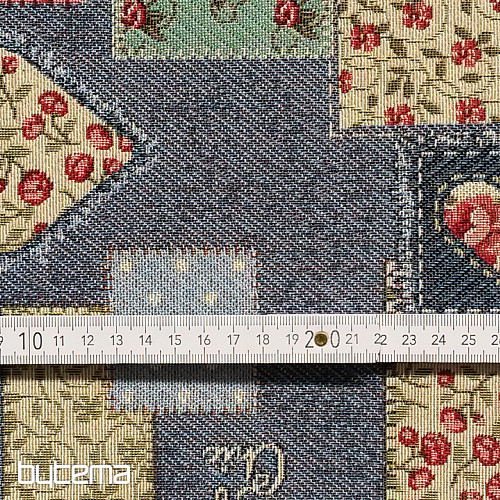 VINTAGE PATCHWORK tkanina za tapiserije