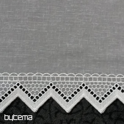 Vezena zavjesa 309 bijela