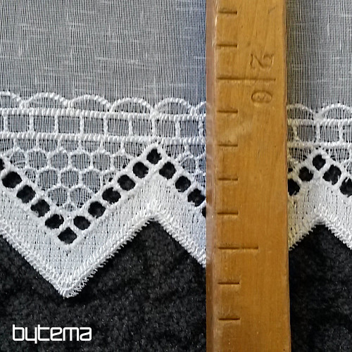 Vezena zavjesa 309 bijela