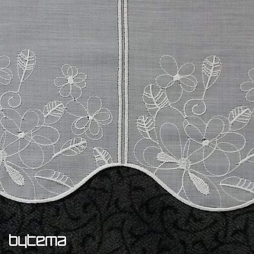 Vitražna zavjesa 11566 bijela