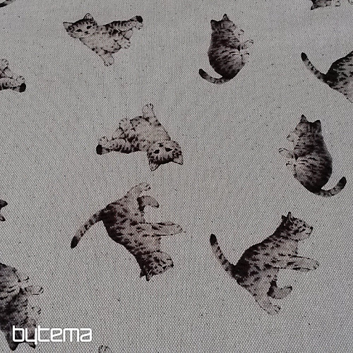Dekorativna tkanina mačka FELIX digitalni print