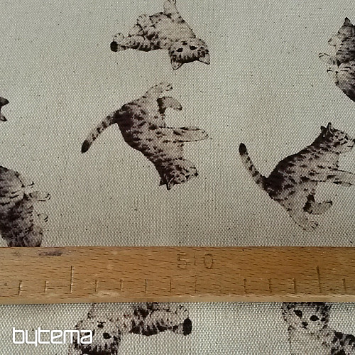 Dekorativna tkanina mačka FELIX digitalni print