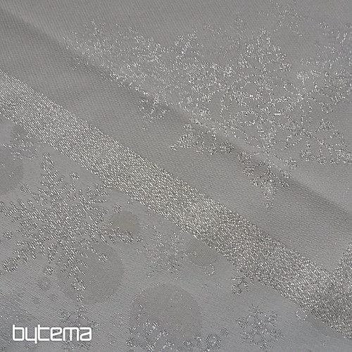 Božićni stolnjaci i šalovi SILVER CHRISTMAS Silver NATURAL