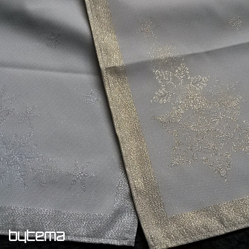 Božićni stolnjaci i šalovi SILVER CHRISTMAS Silver NATURAL