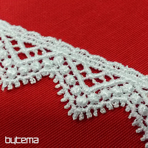 Čipka 5451/0010 3 cm bijela