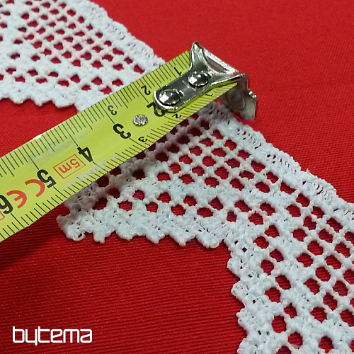 Čipka 5432/0010 5,3 cm bijela mat
