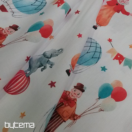 Dječji pamučni saten CIRKUS digitalni print