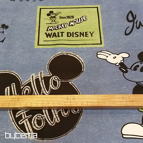 Dječja dekorativna tkanina MICKEY MOUSE plava
