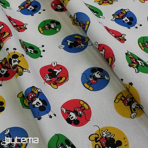 Kotači MICKEY MOUSE od pamučne tkanine