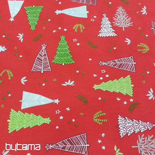 Božićna ukrasna tkanina DRVEĆA