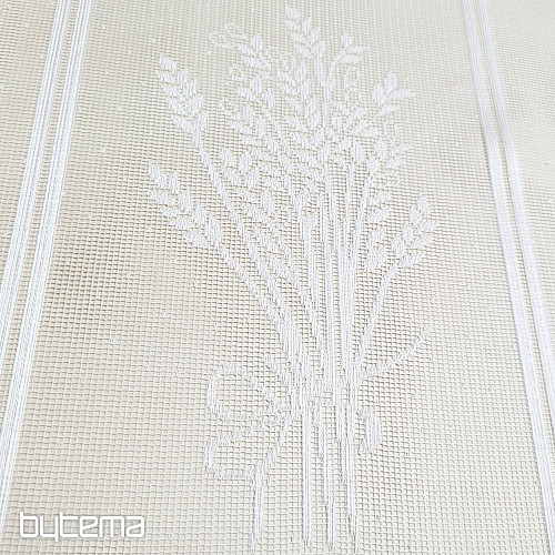 Jacquard zastor za vitraž LAVANDA