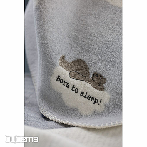 Dječja pamučna deka DF Born to sleep