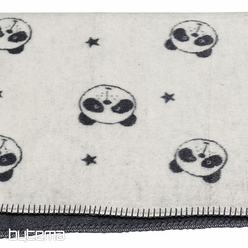 Dječja pamučna deka DF PANDA 100x150