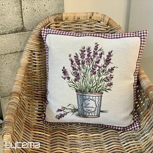 Navlaka za jastuk goblen CVIJEĆE IZ PROVENCE LAVANDA