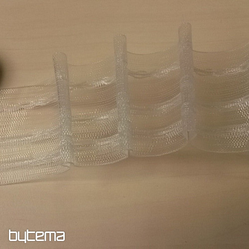 Lepršava vrpca za zavjese 5 cm, 1:1,5