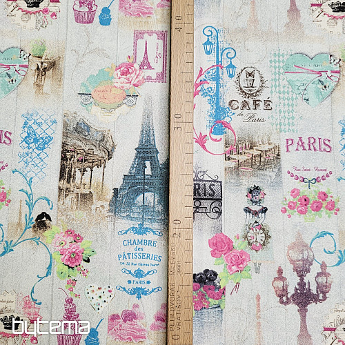 Dekorativna tkanina PARIS digitalni print 3D