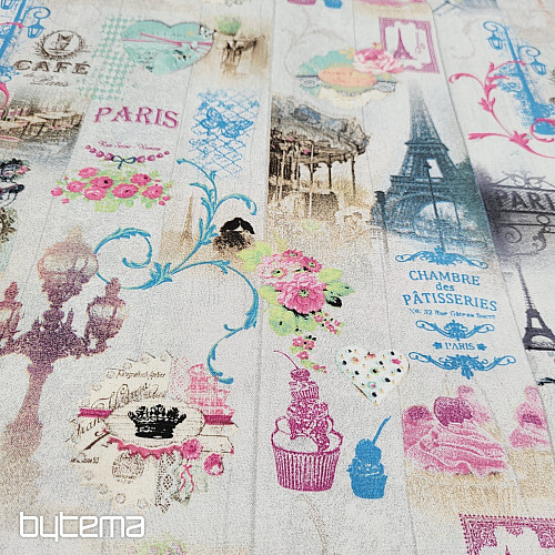 Dekorativna tkanina PARIS digitalni print 3D