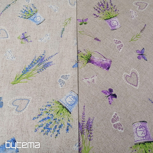 Dekorativna tkanina LAVANDA plava