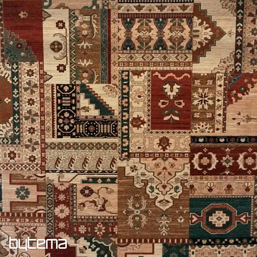 Luksuzni vuneni tepisi ROYAL PATCHWORK multi krem