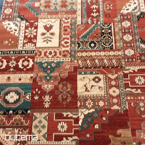 Luksuzni vuneni tepisi ROYAL PATCHWORK multi red