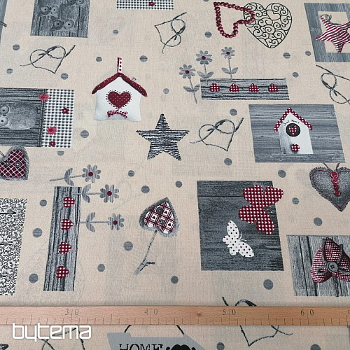 Dekorativna tkanina ZERMAT bordo
