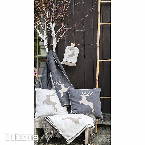 Pamučna deka DF SYLT DEER ANTHRACITE