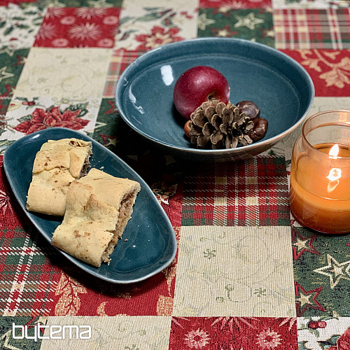 Božićni tapiserijski stolnjak i šal HOLLY