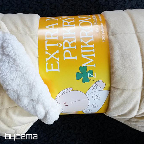 Deka od mikrofibre EXTRA SOFT SHEEP krem šav