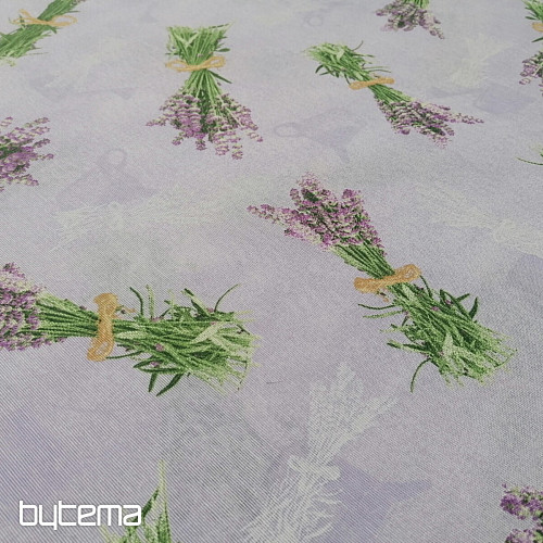 Dekorativna tkanina LAVANDA buket LILAC
