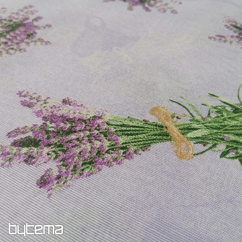 Dekorativna tkanina LAVANDA buket LILAC