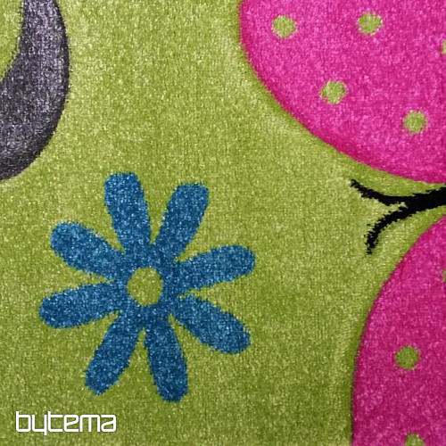 Dječji komadni tepih Butterflies zeleni