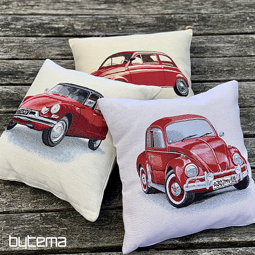 Navlaka za jastuk VW BUBA CRVENA