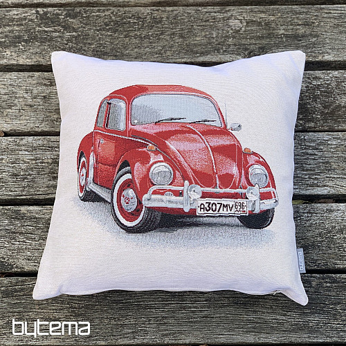 Navlaka za jastuk VW BUBA CRVENA