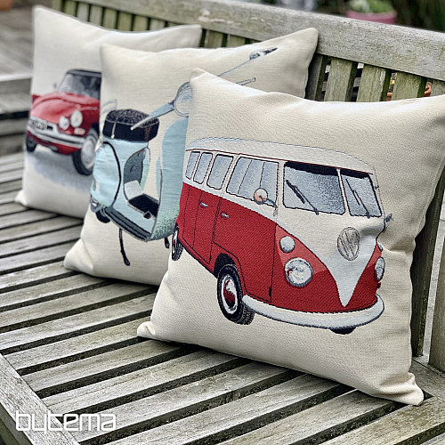Navlaka za jastuk VW BUS CRVENA