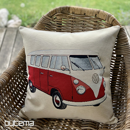 Navlaka za jastuk VW BUS CRVENA