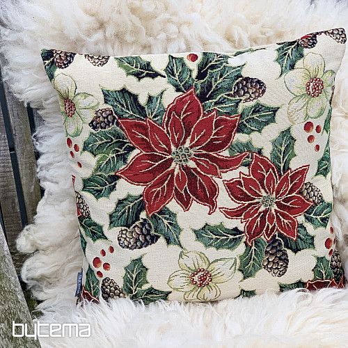 Božićna navlaka za tapiseriju BOŽIĆNE RUŽE BARDI