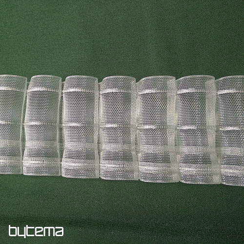 Lepršava vrpca za zavjese 8 cm, 1:2