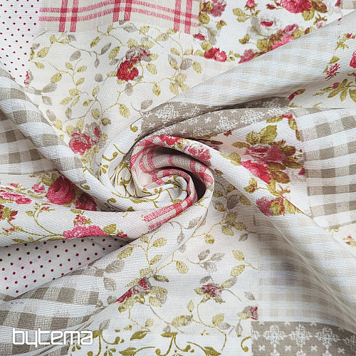 Dekorativna tkanina ROSE MARTA patchwork